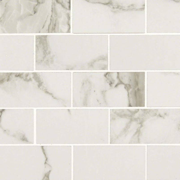 Pietra Porcelain Collection Statuario - 2"x4" - FloorLife