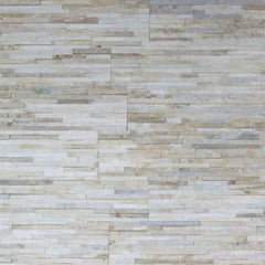 Realstone Systems Thinstone Silver Alabaster Shadow Natural Panel 6"x24"