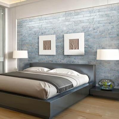 Realstone Systems Erin Adams Tempered Blue Opal Tile 3"x11.75"