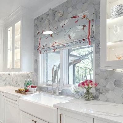 Realstone Systems Erin Adams Tempered Fog Blend Glazed Hex 12"x12"