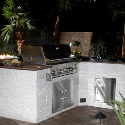 Realstone Systems Thinstone Arctic White Angled Natural Corner