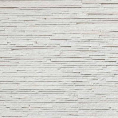 Realstone Systems Thinstone Arctic White Angled Natural Panel 6"x24"