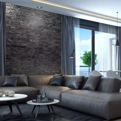 Realstone Systems Erin Adams Tempered Toro Leather Tile  3"x11.75"