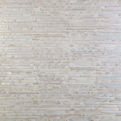 Realstone Systems Erin Adams Tempered Snow Drift Glazed Strips 1"x12"