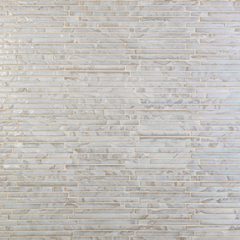 Realstone Systems Erin Adams Tempered Snow Drift Glazed Strips 1"x12"