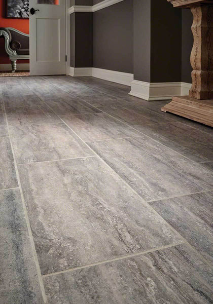 Veneto Porcelain Tile Collection Gray - 3"x24" Bullnose - FloorLife