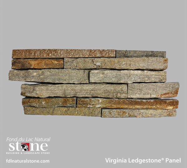 Virigina Ledgestone Panel Swatch
