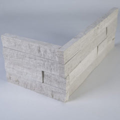 Realstone Systems Collection White Birch Ledgestone Splitface Corner