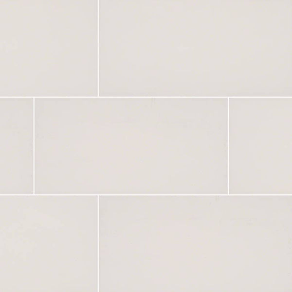 Domino Porcelain Tile Collection White - 12"x24" - FloorLife