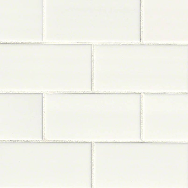Domino Ceramic Tile Collection White Subway Tile - 3"x6" - FloorLife