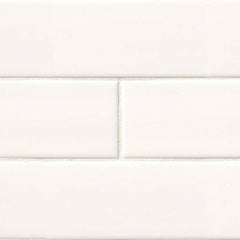 Domino Ceramic Tile Collection White Subway Tile - 4"x16" - FloorLife