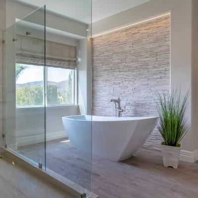 Realstone Systems Collection Thin White Birch Honed Panel 6"x24"