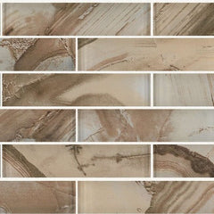 Shaw Tile Mercury Glass Amber Wall