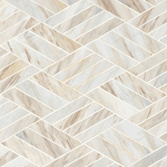 MSI Angora Rhombus Polished Glass Tile