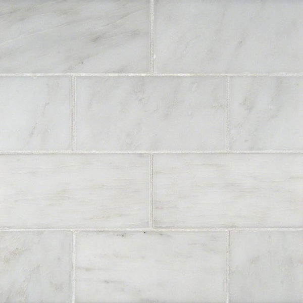 Marble Tile Collection Arabescato Carrara Subway Tile - 3"x6"