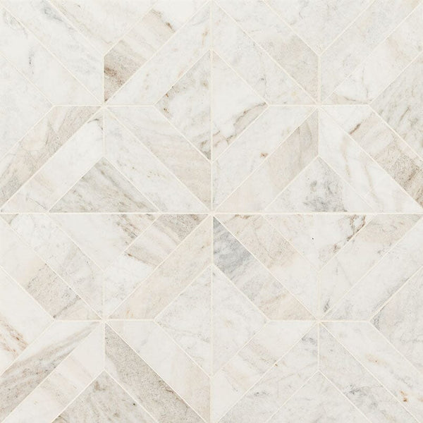 ARABESCATO VENATO WHITE ARGYLE TILE