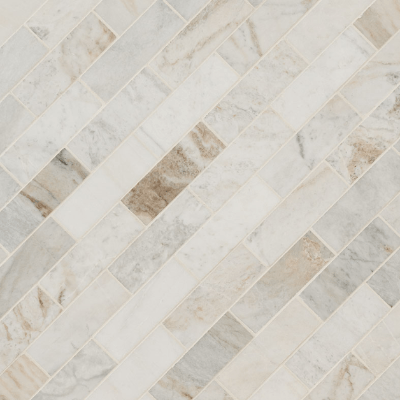 MSI Arabescato Venato White Tile 2"x6"
