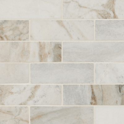 MSI Arabescato Venato White Tile 2"x6"