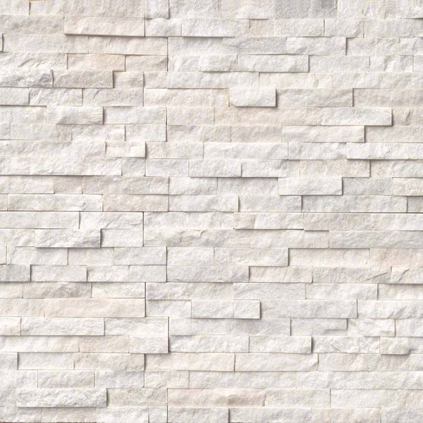 MSI Ledgestone Veneer - ARCTIC WHITE PANEL - Splitface - FloorLife