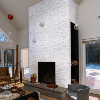 MSI Ledgestone Veneer - Arctic White Multi Finish Corner - Split Face