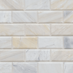 MSI Athena Gold Beveled Tile 2"x4"