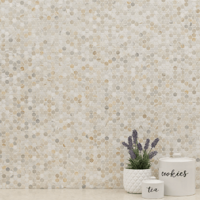 MSI Athena Gold Penny Round Honed