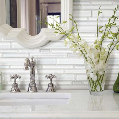 Shaw Tile Atomic Glass Ice Wall