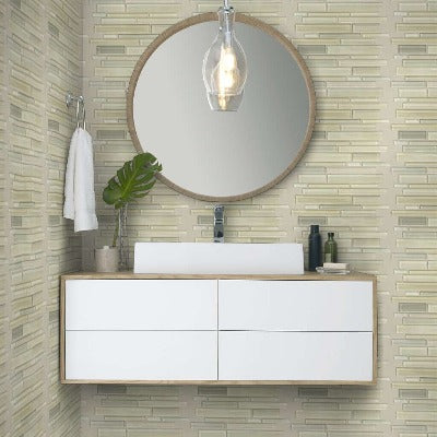 Shaw Tile Atomic Glass Plantation Wall