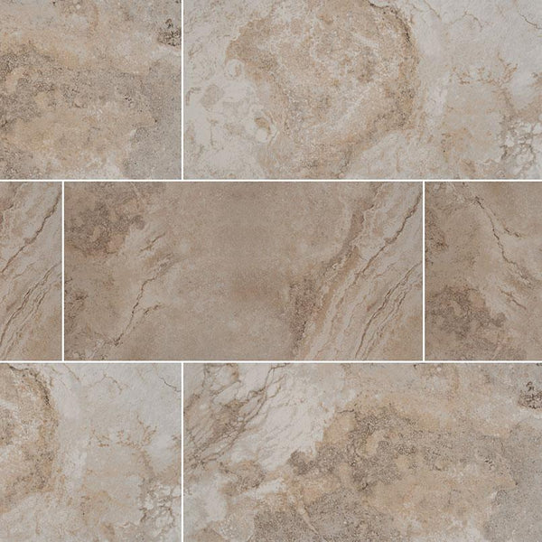 Napa Ceramic Tile Collection Beige - 12"x24"