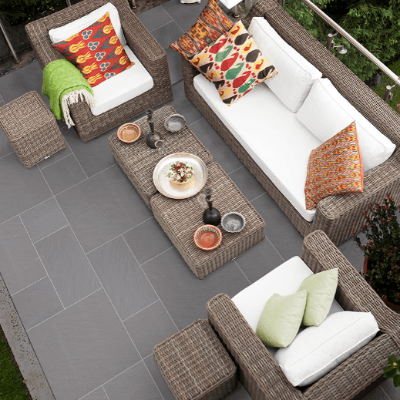 Arterra Porcelain Paver Bluestone Pattern