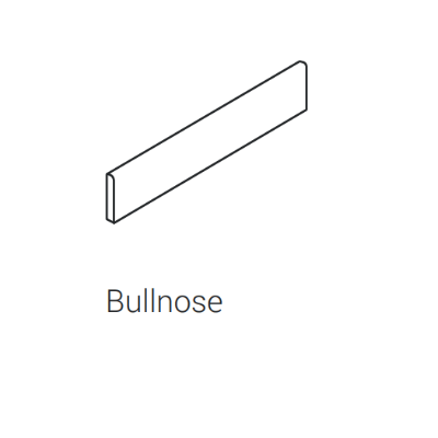 Daltile Urbanize White UB02 Bullnose 12"