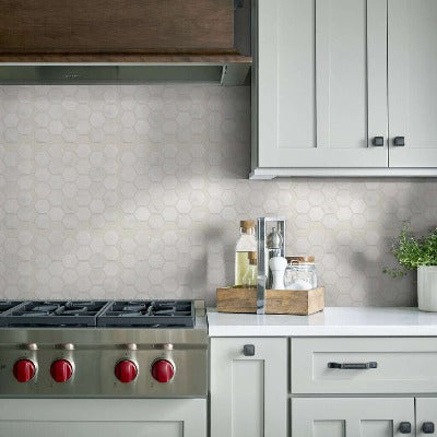 Shaw Tile Boca Pearl Polished Hexagon Mosaic