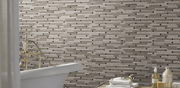 Marble Tile Collection White Oak Blend Interlocking - FloorLife