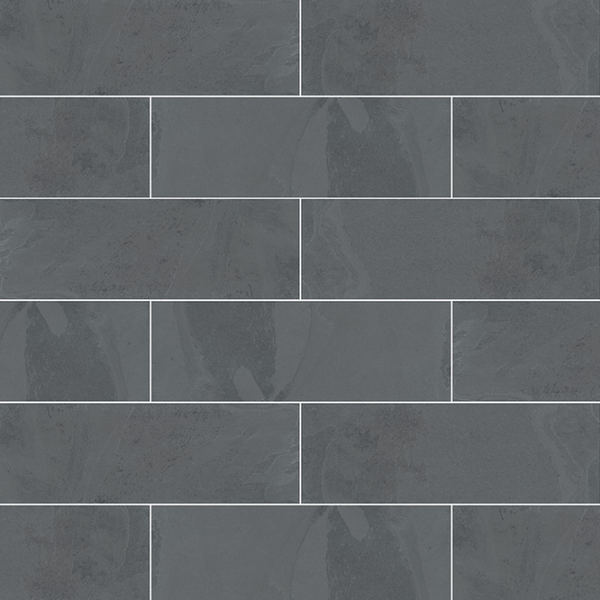 Slate Tile Collection Montauk Black 4"x12" - FloorLife