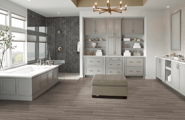 Turin Ceramic Tile Collection Taupe - 6"x24" - FloorLife