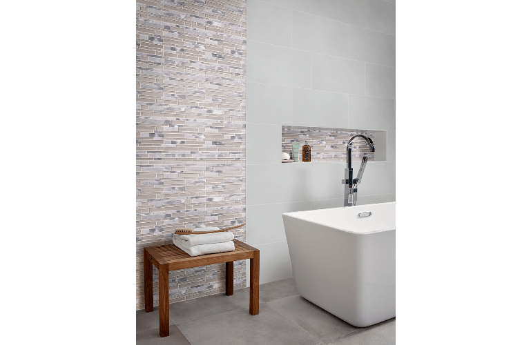 Adella Ceramic Tile Collection White Satin- 12X24 – FloorLife