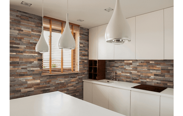 Dekora Porcelain Panels Collection Rocky Gold- 6"x24" - FloorLife