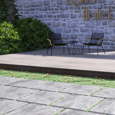 Arterra Porcelain Paver Vulkon Grey 24"x24" - FloorLife