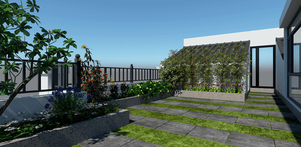 Arterra Porcelain Pavers Beton Antracite 24"x24" - FloorLife