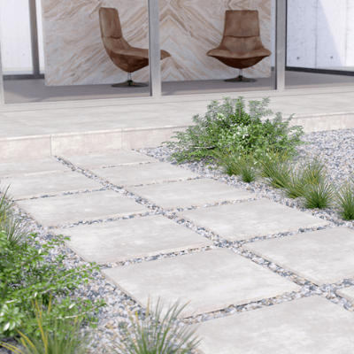 Arterra Porcelain Pavers Belton Blanco 24"x24" - FloorLife
