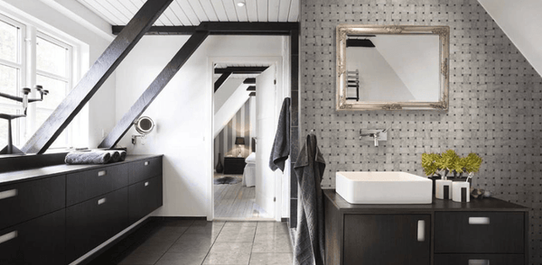 Marble Tile Collection Tundra Gray Basketweave Pattern - FloorLife