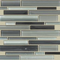 Shaw Tile Atomic Glass Carbon Wall