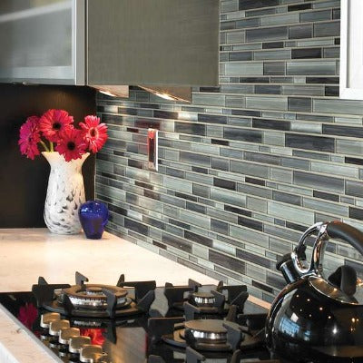 Shaw Tile Atomic Glass Carbon Wall