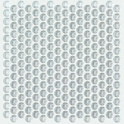 Shaw Tile Cardinal Cloud Penny Round Glass Mosaic Wall