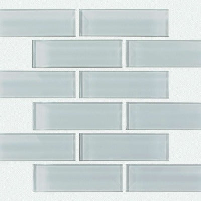 Shaw Tile Cardinal Cloud Subway Glass Mosaic