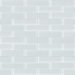 Shaw Tile Cardinal Ice 3x12 Glass Wall