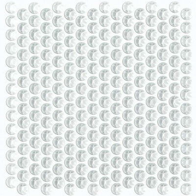 Shaw Tile Cardinal Ice Penny Round Glass Mosaic Wall
