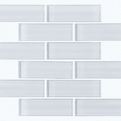 Shaw Tile Cardinal Ice Subway Glass Mosaic