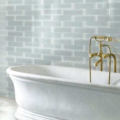 Shaw Tile Cardinal Shadow 3x12 Glass Wall