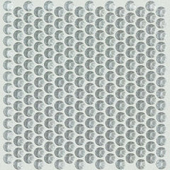 Shaw Tile Cardinal Shadow Penny Round Glass Mosaic Wall